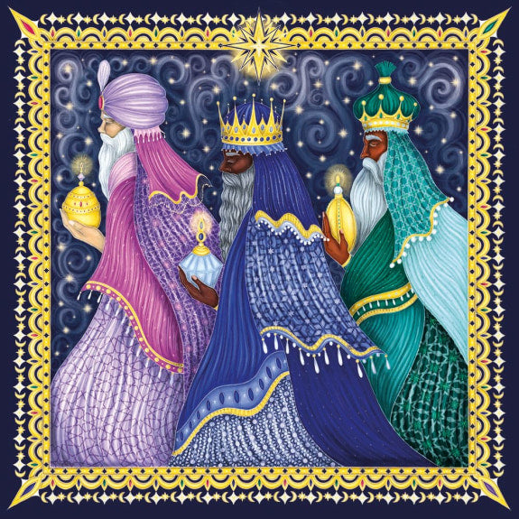 Three Wise Men Pack Of 5 Christmas Cards