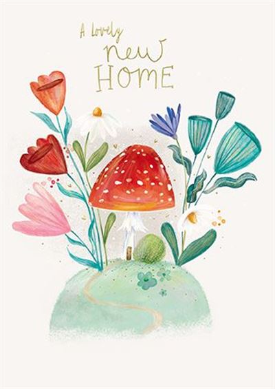 Mushroom New Home Card