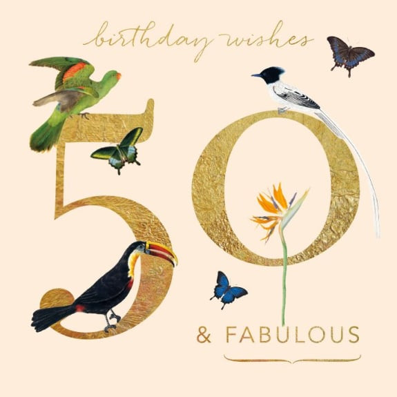 50th Birthday Card