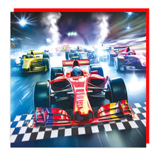 Load image into Gallery viewer, Formula 1 Racing Car Blank Lenticular 3D Card
