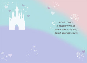 Disney Princess Daughter Birthday Card