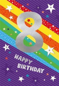 8th Birthday Card