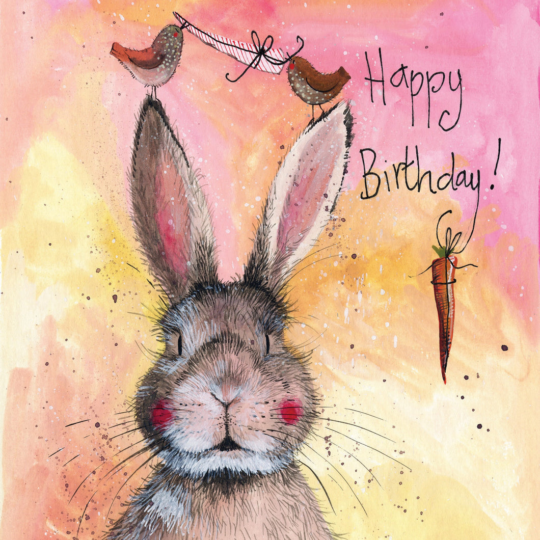 Hare Birthday Card