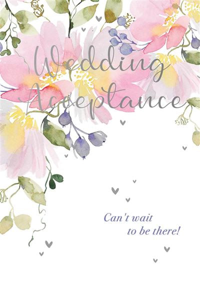 Wedding Acceptance Card