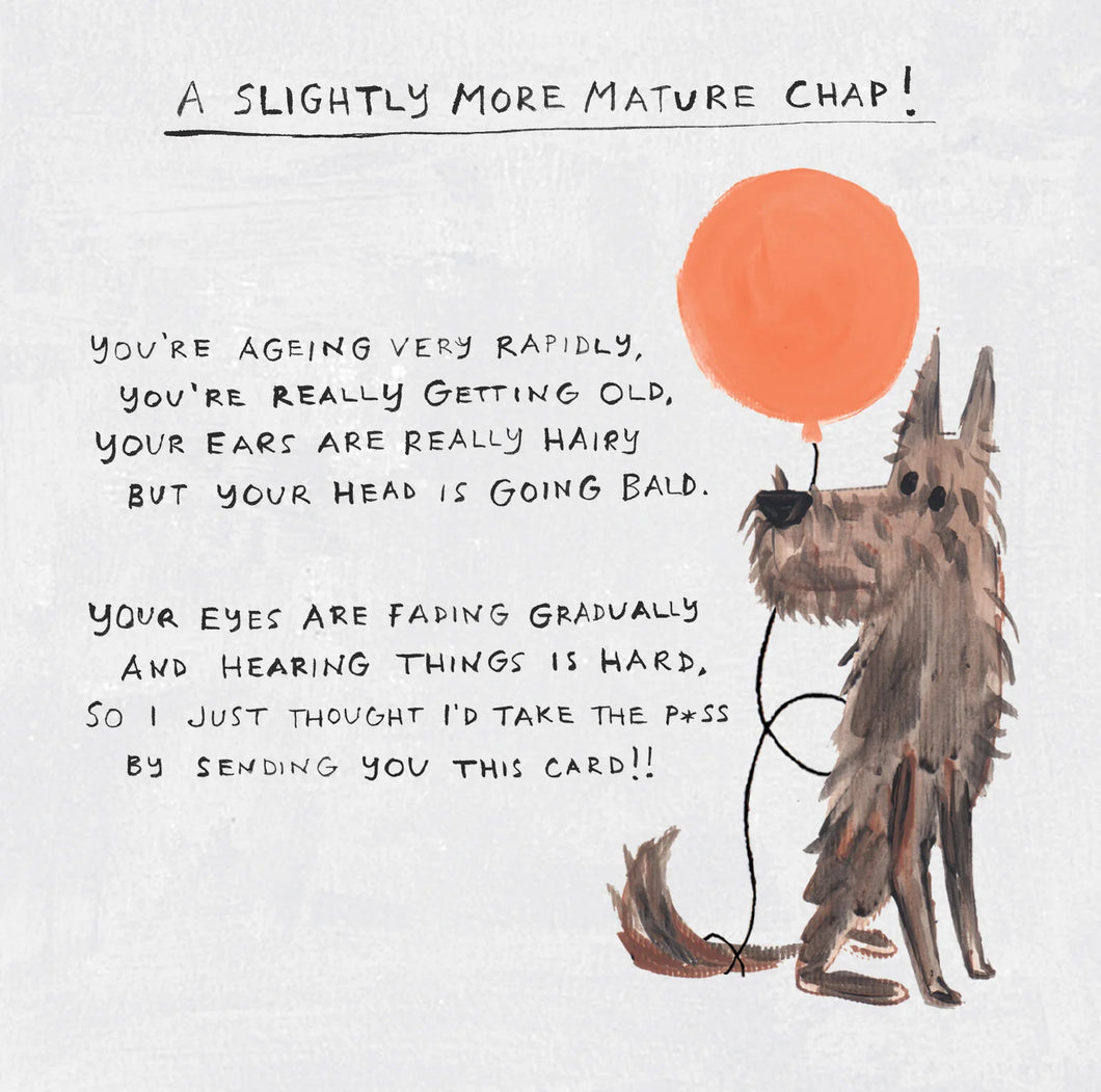 Mature Chap Birthday Card