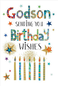 Godson Birthday Card