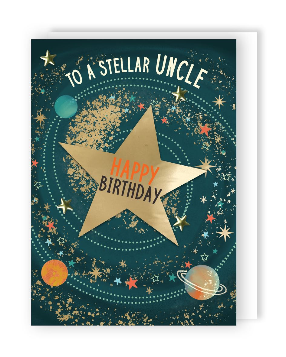 Stella Uncle Birthday Card
