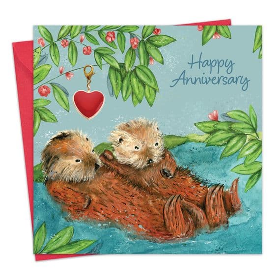 Charm Otter Anniversary Card