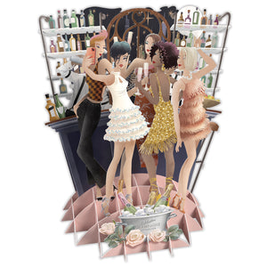 3D Stand Up & Stand Out Champagne