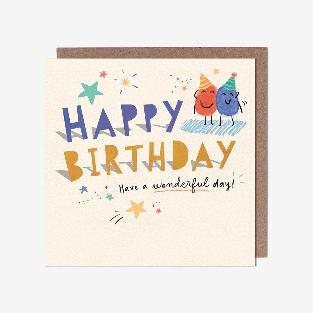 Happy Birthday Stars Card