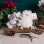 ‘ Beryl’ The Sheep Plush Keyring by Wrendale Designs