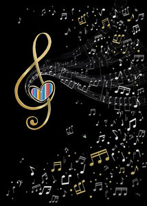 Music Clef Card