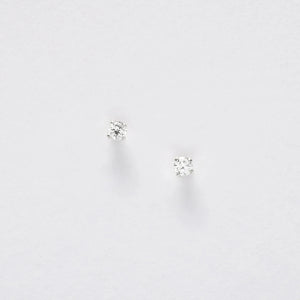 ‘Lucky Pants’ Sterling Silver Crystal Stud Earrings Card