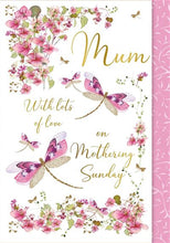 Load image into Gallery viewer, Dragonflies Mothering Sunday Card
