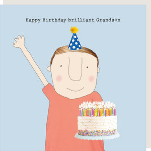 Brilliant Granson Birthday Card By RosieMadeAThing