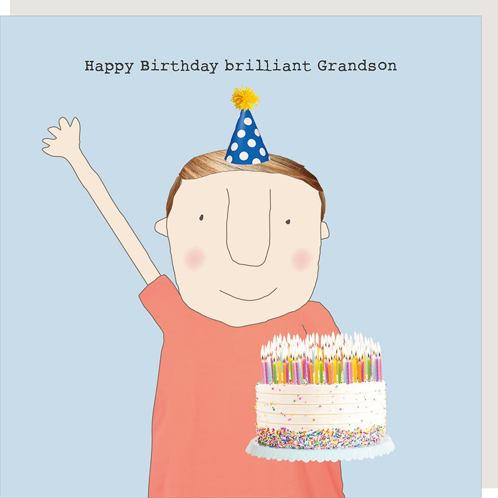 Brilliant Granson Birthday Card By RosieMadeAThing