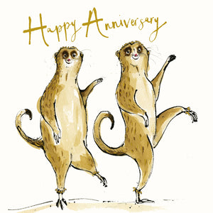 Meerkat Anniversary Card