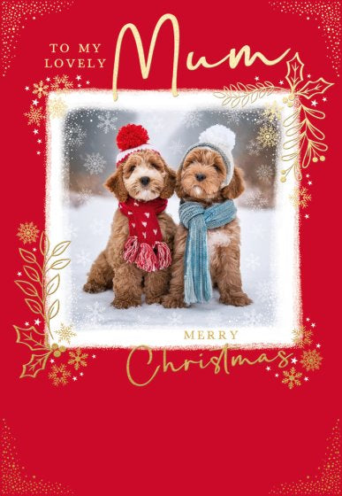 Cockapoo Mum Christmas Card