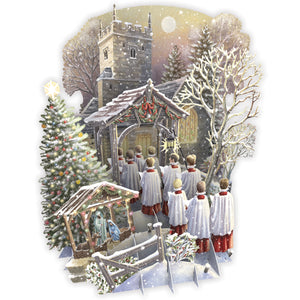 3D Stand Up & Stand Out Christmas Choir Christmas Card