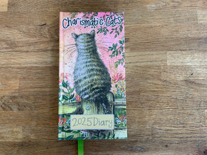 Charismatic Cats 2025 Slim Diary by Alex  Clark