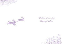 Load image into Gallery viewer, Frolicking Hares Special Friend Easter Card
