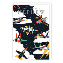 Load image into Gallery viewer, Nephew Planes Birthday Card
