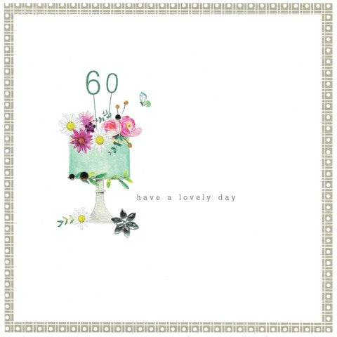 60th Birthday Card