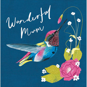 Wonderful Mum Hummingbird Mother’s Day Card