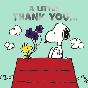 A Little Thank You Peanuts Card