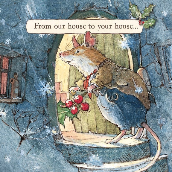 Our Home To Your Home Mouse Christmas Card