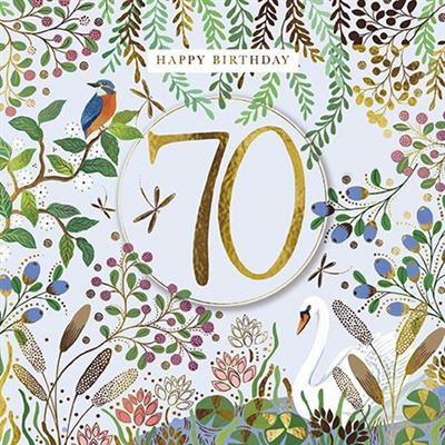 70th Birthday Card
