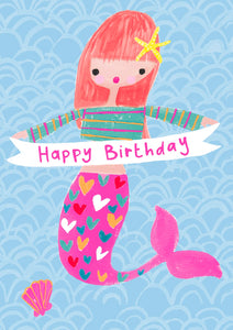 Mermaid Birthday Card