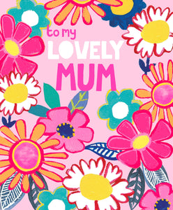 Lovely Mum Blank Card