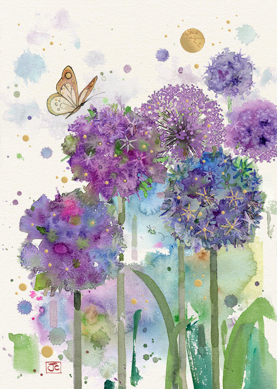 Allium Garden Card