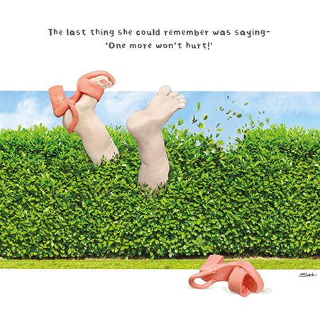 One More Won’t  Hurt Humour Birthday Card