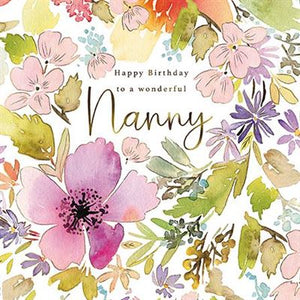 Nanny Birthday Card