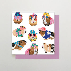 Guinea Pig Blank  Card