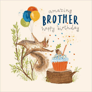 Amazing Brother Birthday Card