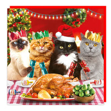 Load image into Gallery viewer, Cat’s  Christmas Lenticular 3D Card
