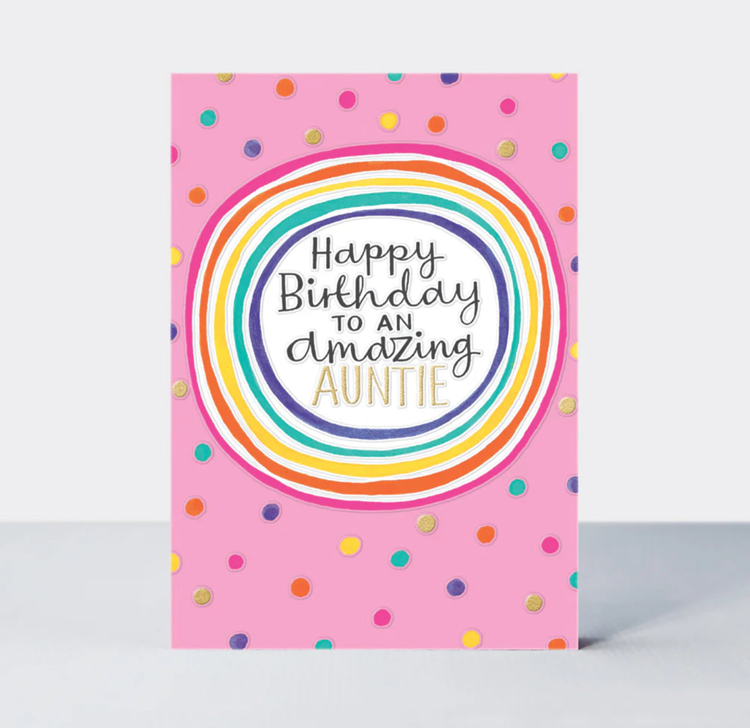 Auntie Birthday Card