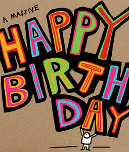 Masive Happy Birthday Card