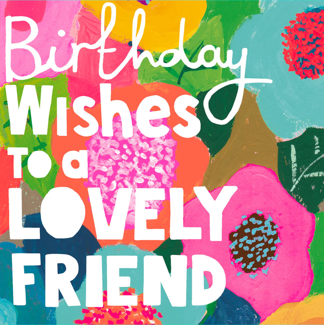 Lovely Friend Birthday Card