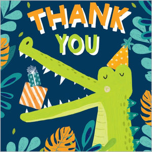 Crocodile Pack Of 6 Mini Thank You Notecards & Envelopes