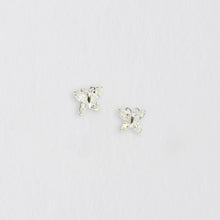 Load image into Gallery viewer, ‘Miles apart but close to my heart’ Sterling Silver Butterfly Shaped Stud Earrings Car
