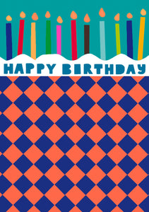 Checkered Birthday Card