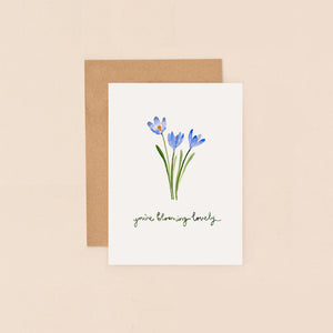 You’re Blooming Lovely Flower Mini Card