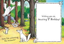 Load image into Gallery viewer, Gruffalo 4th Birthday Card

