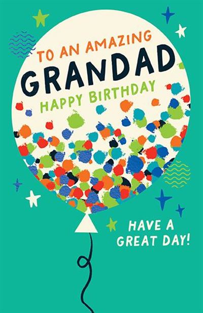Amazing Grandad Birthday Card