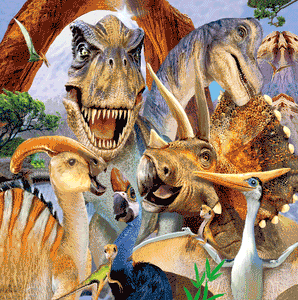 Dinosaur Blank Lenticular 3D Card