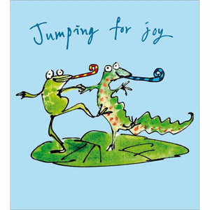 Frog & Lizard Congratulations Card